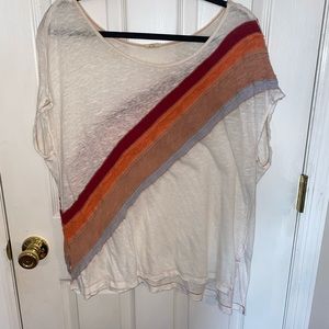 Free People rainbow top